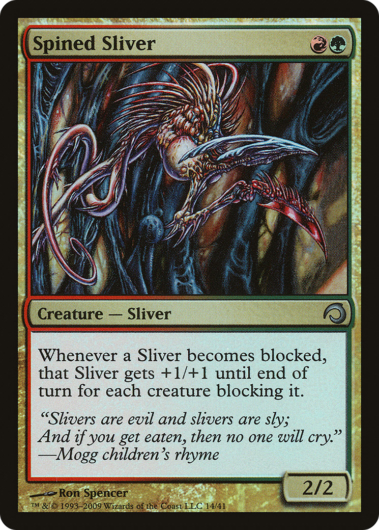 Spined Sliver (PDS-014) [Premium Deck Series: Slivers] Foil