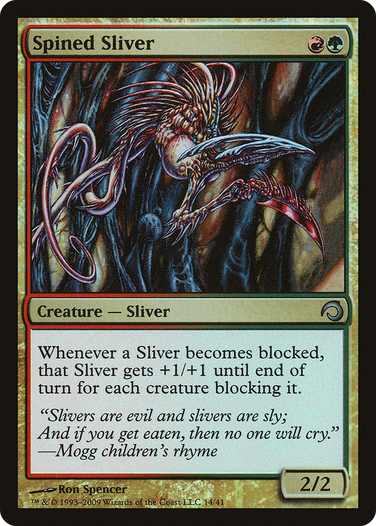 Spined Sliver (PDS-014) [Premium Deck Series: Slivers] Foil