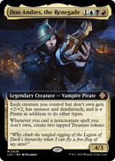 Don Andres, the Renegade (Extended Art) (LCC-028) [The Lost Caverns of Ixalan Commander]