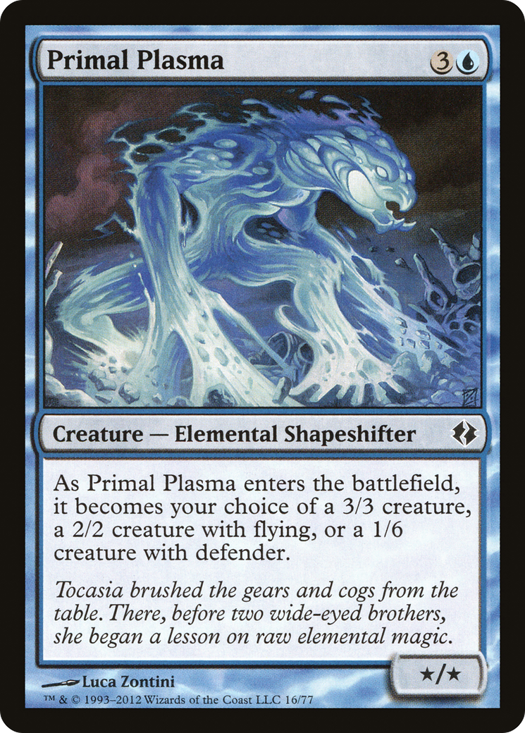 Primal Plasma (DDI-016) [Duel Decks: Venser vs. Koth]