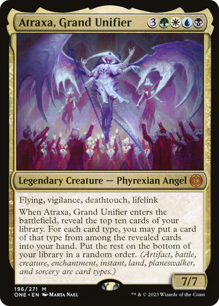 Atraxa, Grand Unifier (ONE-196) [Phyrexia: All Will Be One] Foil