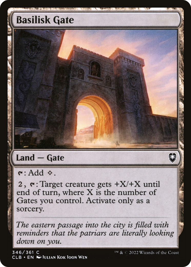 Basilisk Gate (CLB-346) [Commander Legends: Battle for Baldur's Gate]