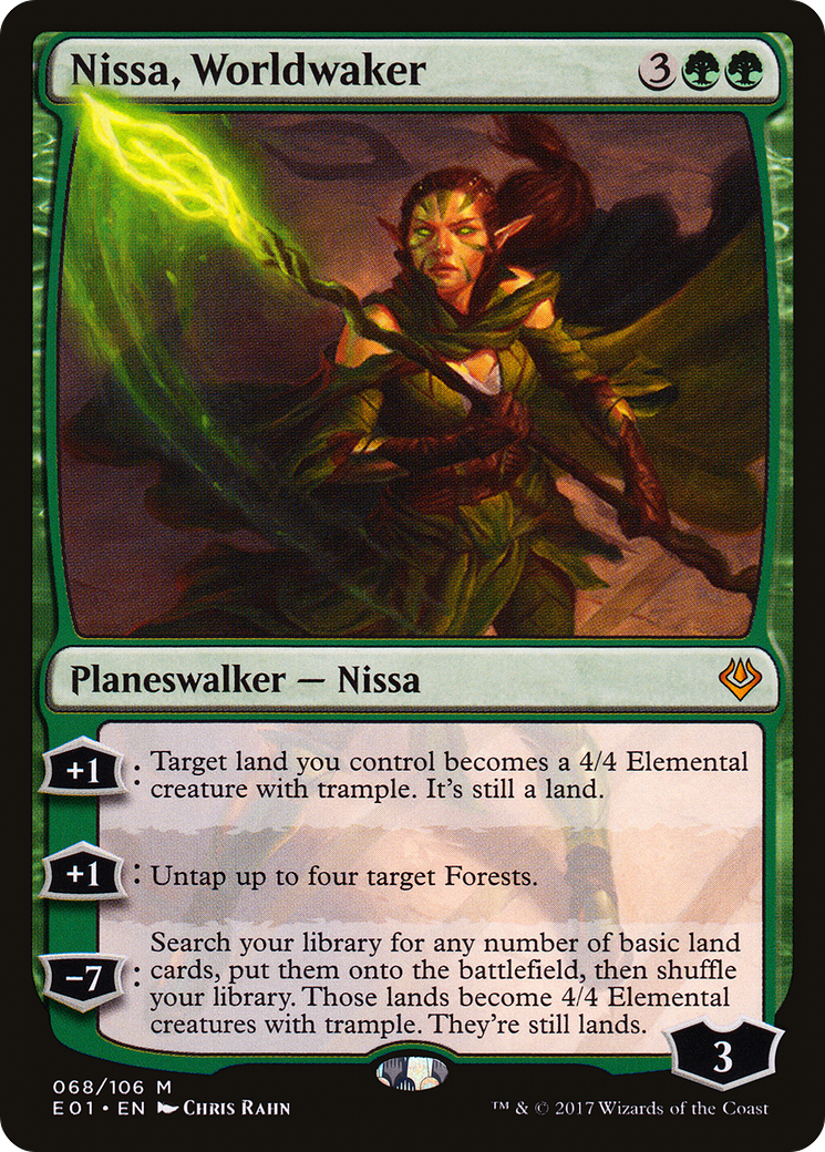 Nissa, Worldwaker (AC2-068) [Archenemy: Nicol Bolas]