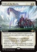 Will of the Mardu (TDC-057) [Commander: Tarkir: Dragonstorm]: (Extended Art)