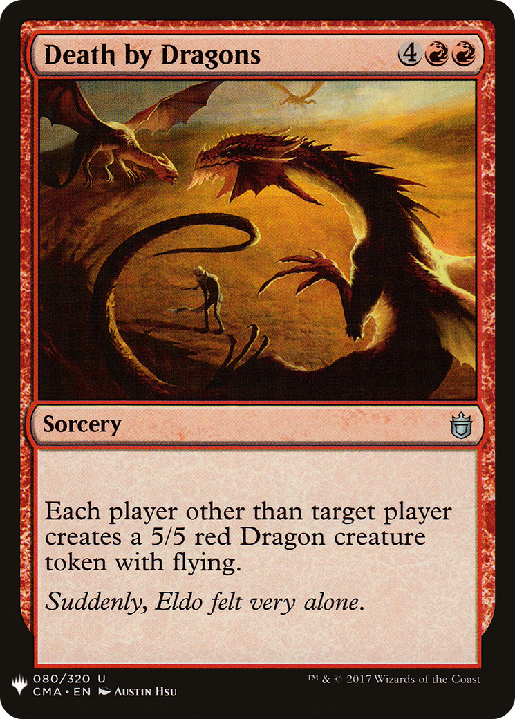 Death by Dragons (LIST-CMA-80) [The List]