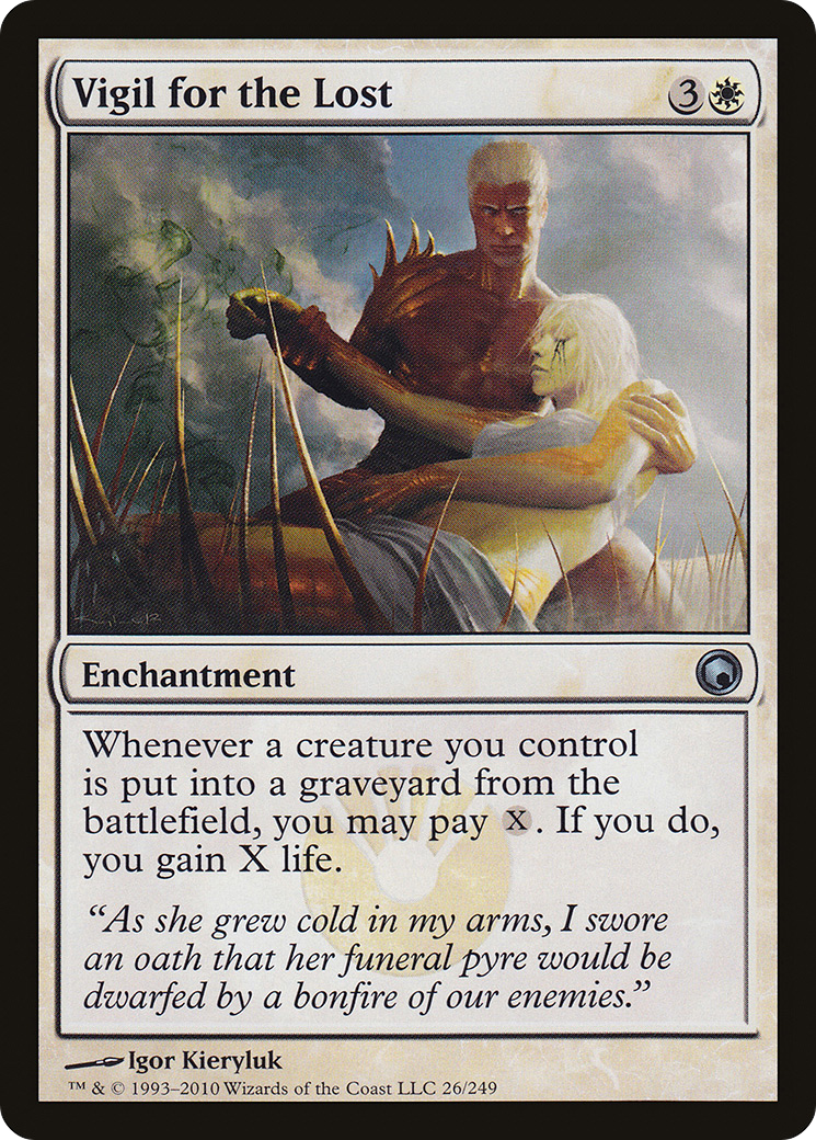 Vigil for the Lost (SOM-026) [Scars of Mirrodin] Foil