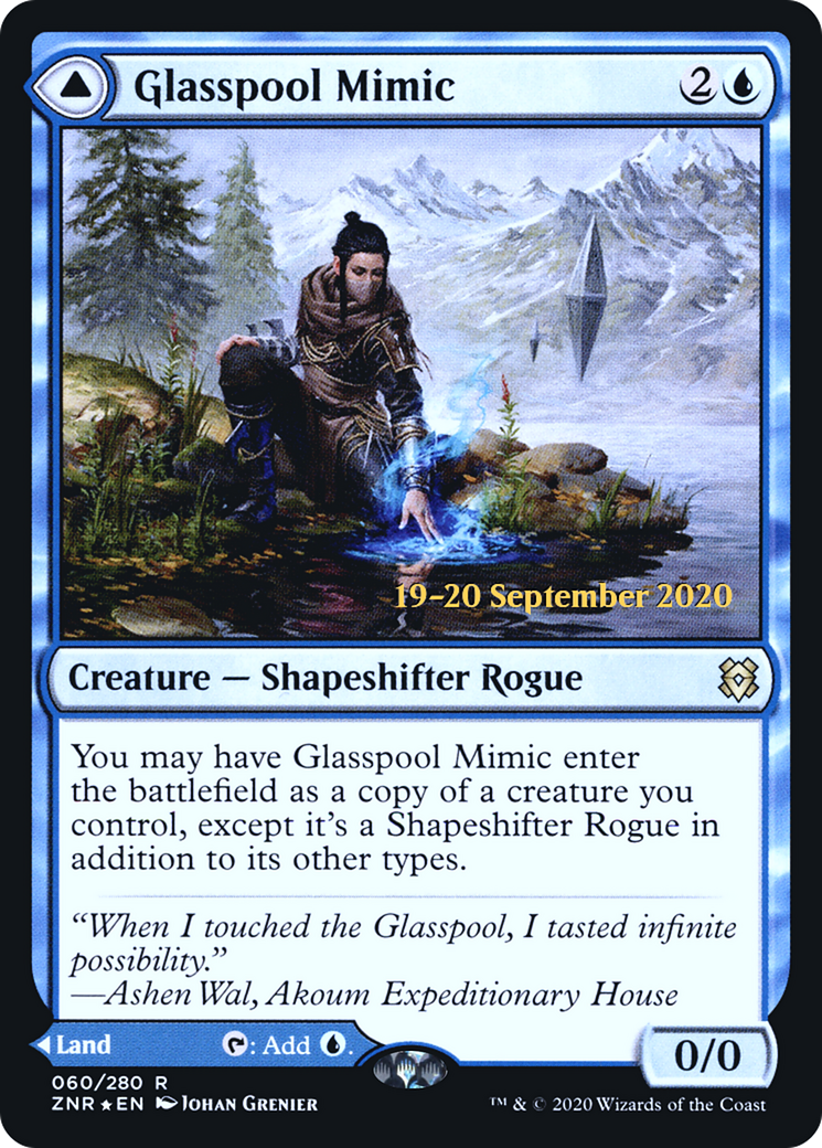 Glasspool Mimic (PRE-60S) [Zendikar Rising Promos] Foil