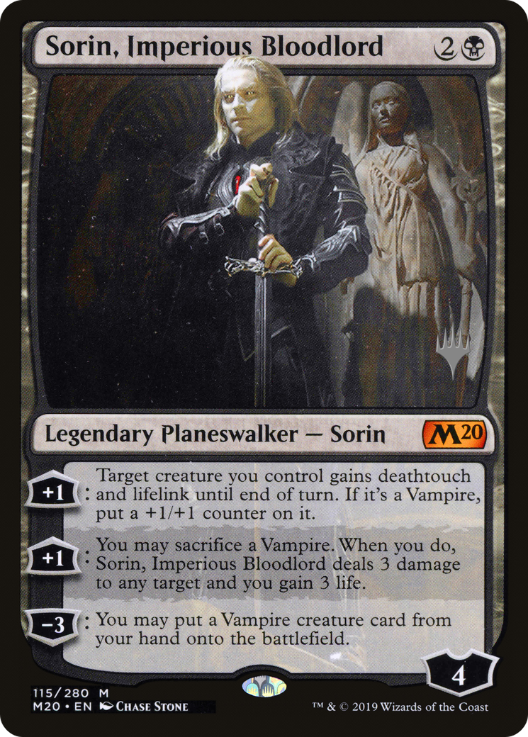 Sorin, Imperious Bloodlord (PPM20-115P) [Core Set 2020 Promos]