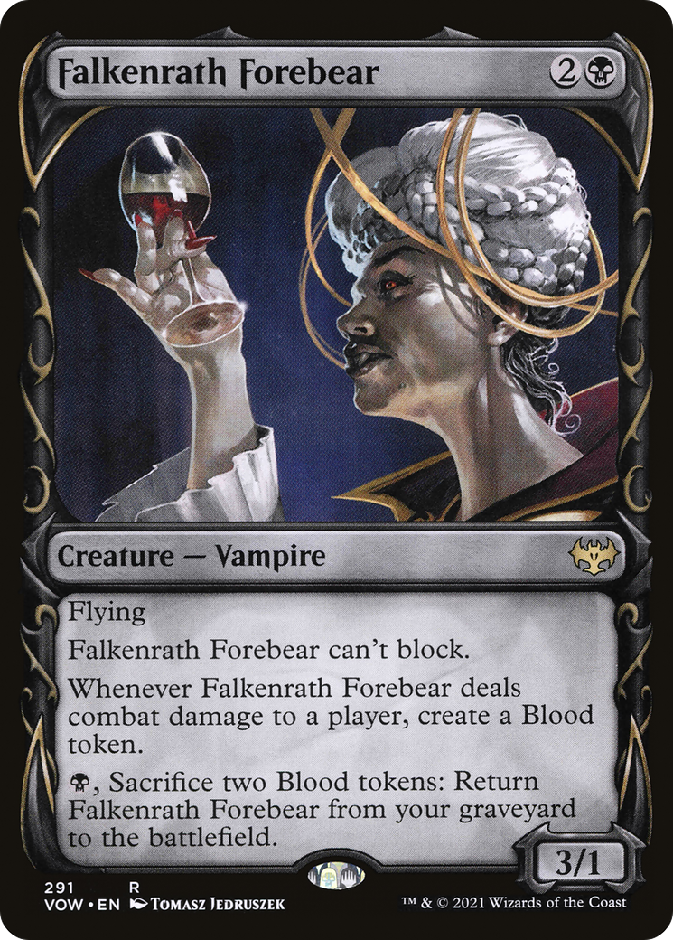 Falkenrath Forebear (Showcase) (VOW-291) [Innistrad: Crimson Vow]