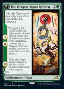 The Dragon-Kami Reborn // Dragon-Kami's Egg (NEO-473) [Kamigawa: Neon Dynasty]: (Extended Art, fandfc, enchantment)