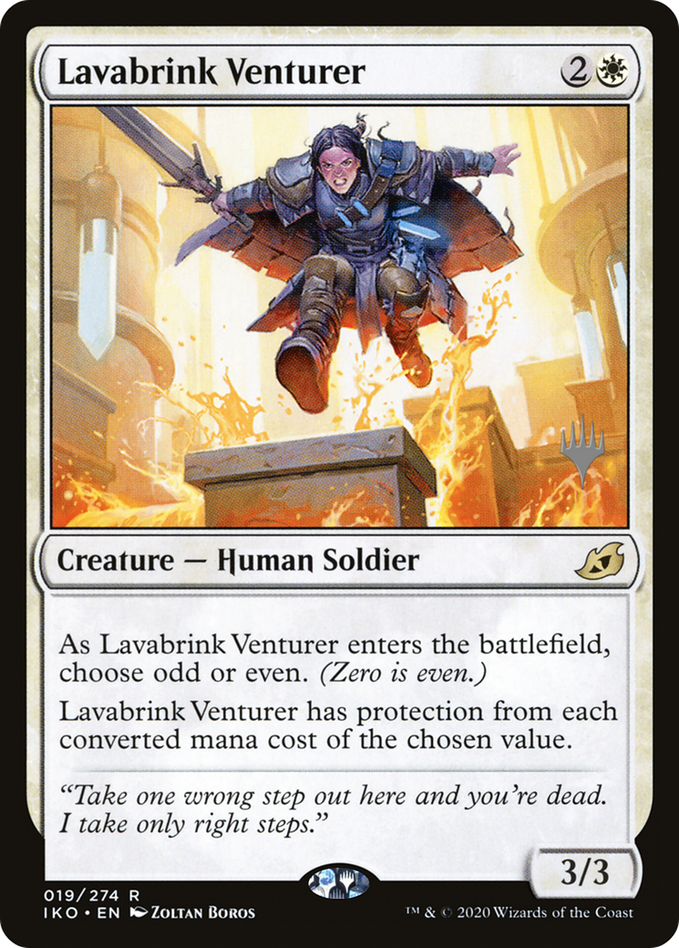 Lavabrink Venturer (PPIKO-19P) [Promo Pack: Ikoria: Lair of Behemoths Promos] Foil