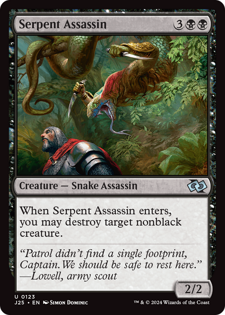 Serpent Assassin (J25-123) [Foundations Jumpstart]