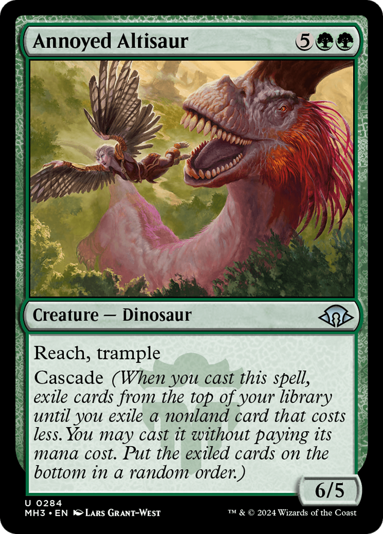 Annoyed Altisaur (MH3-284) [Modern Horizons 3] Foil