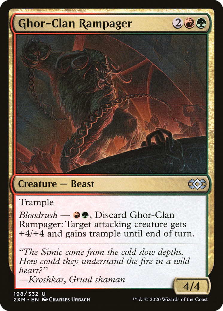 Ghor-Clan Rampager (2XM-198) [Double Masters] Foil