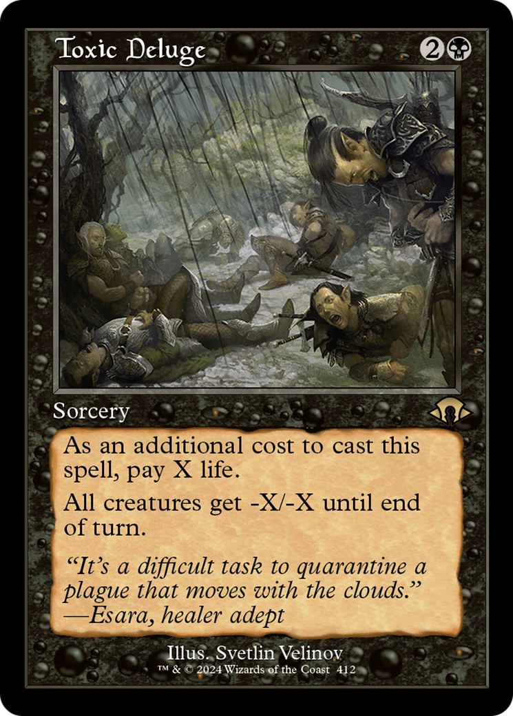 Toxic Deluge (MH3-412) [Modern Horizons 3] Foil