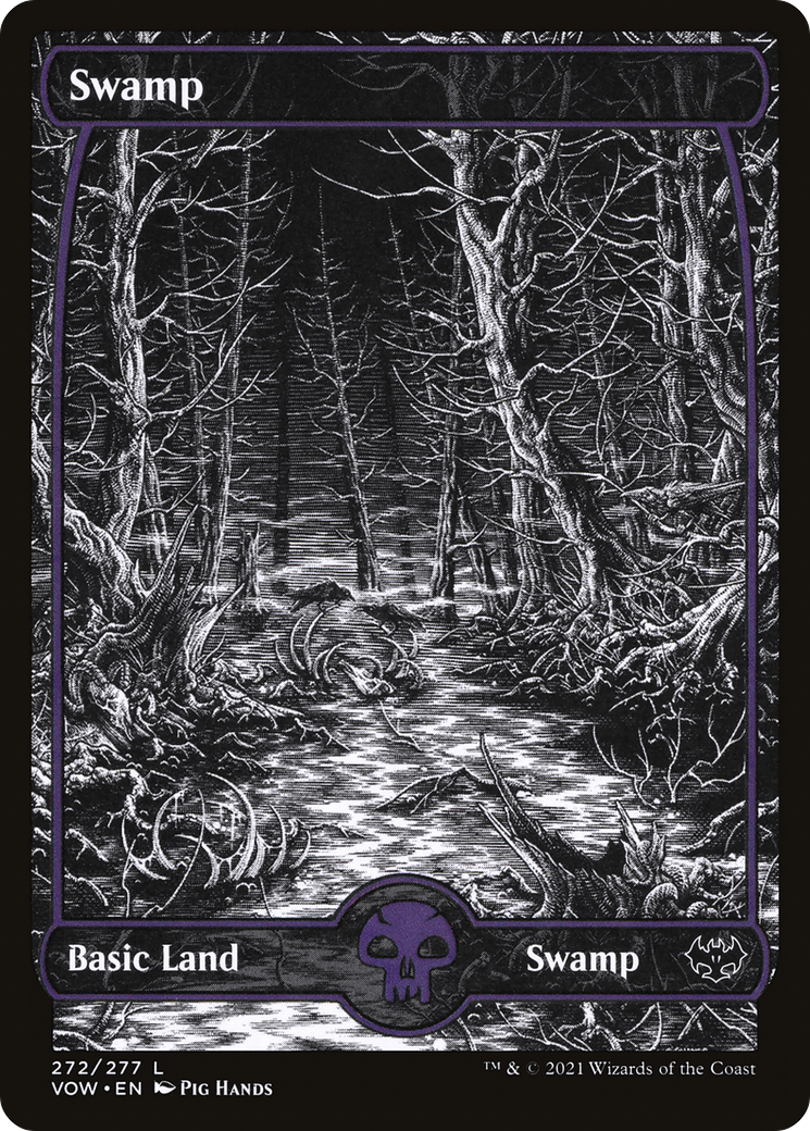 Swamp (VOW-272) [Innistrad: Crimson Vow]: (Showcase) Foil