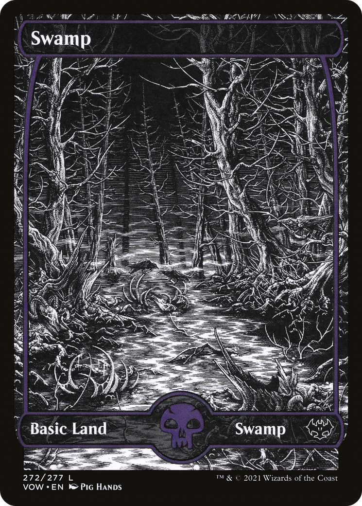 Swamp (VOW-272) (Showcase) [Innistrad: Crimson Vow]