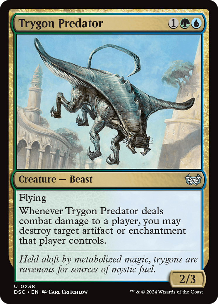 Trygon Predator (DSC-238) [Duskmourn: House of Horror Commander]