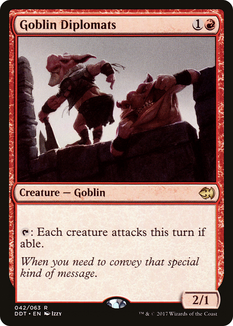 Goblin Diplomats (DDT-042) [Duel Decks: Merfolk vs. Goblins]