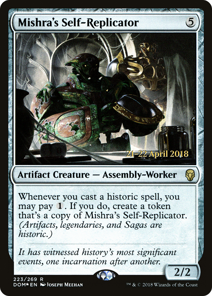 Mishra's Self-Replicator (PRE-223S) [Dominaria Promos] Foil