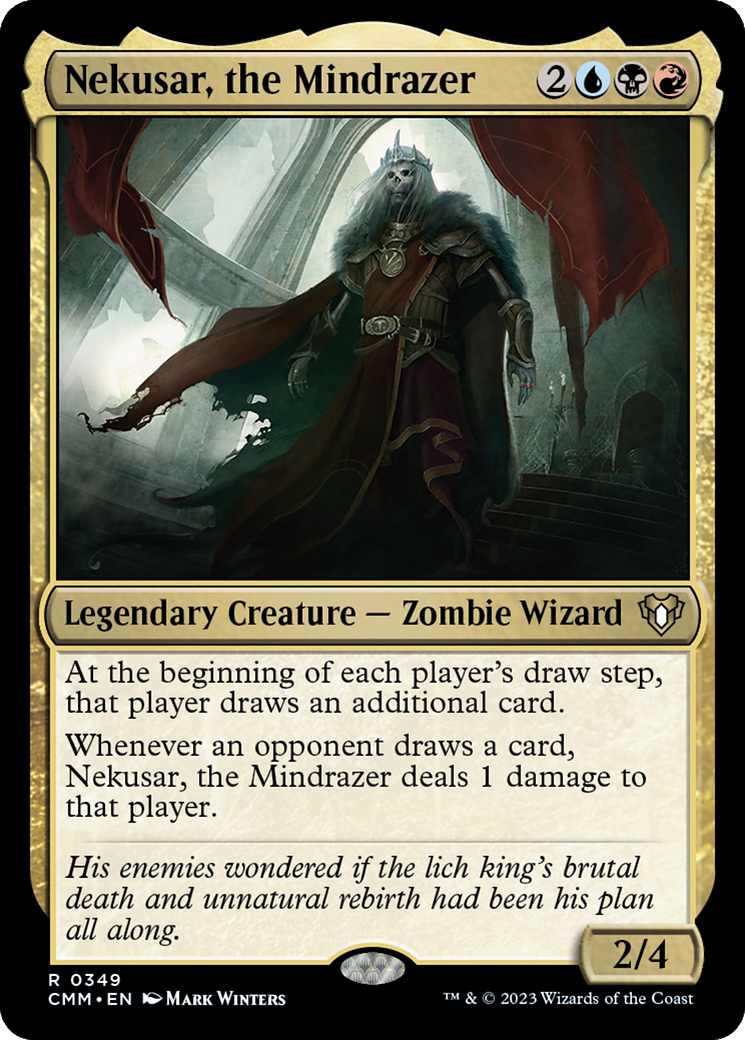 Nekusar, the Mindrazer (CMM-349) [Commander Masters] Foil