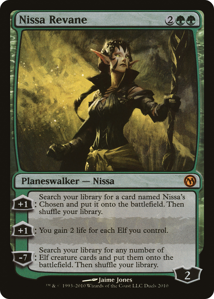 Nissa Revane (MEDIA-002) [Duels of the Planeswalkers 2010 Promos] Foil
