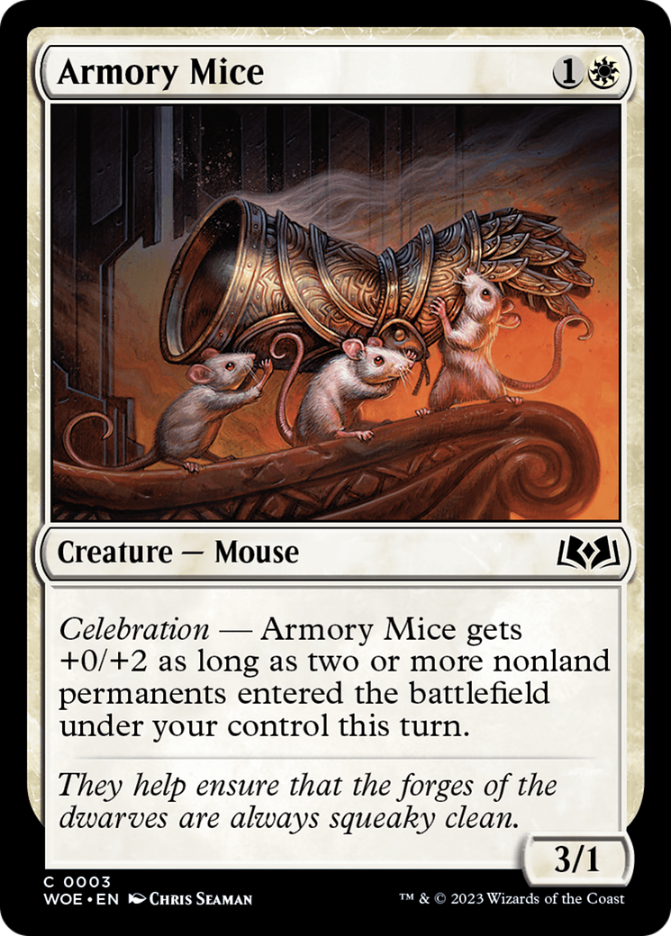 Armory Mice (WOE-003) [Wilds of Eldraine] Foil