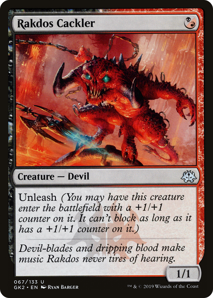 Rakdos Cackler (GK2-067) [RNA Guild Kit]