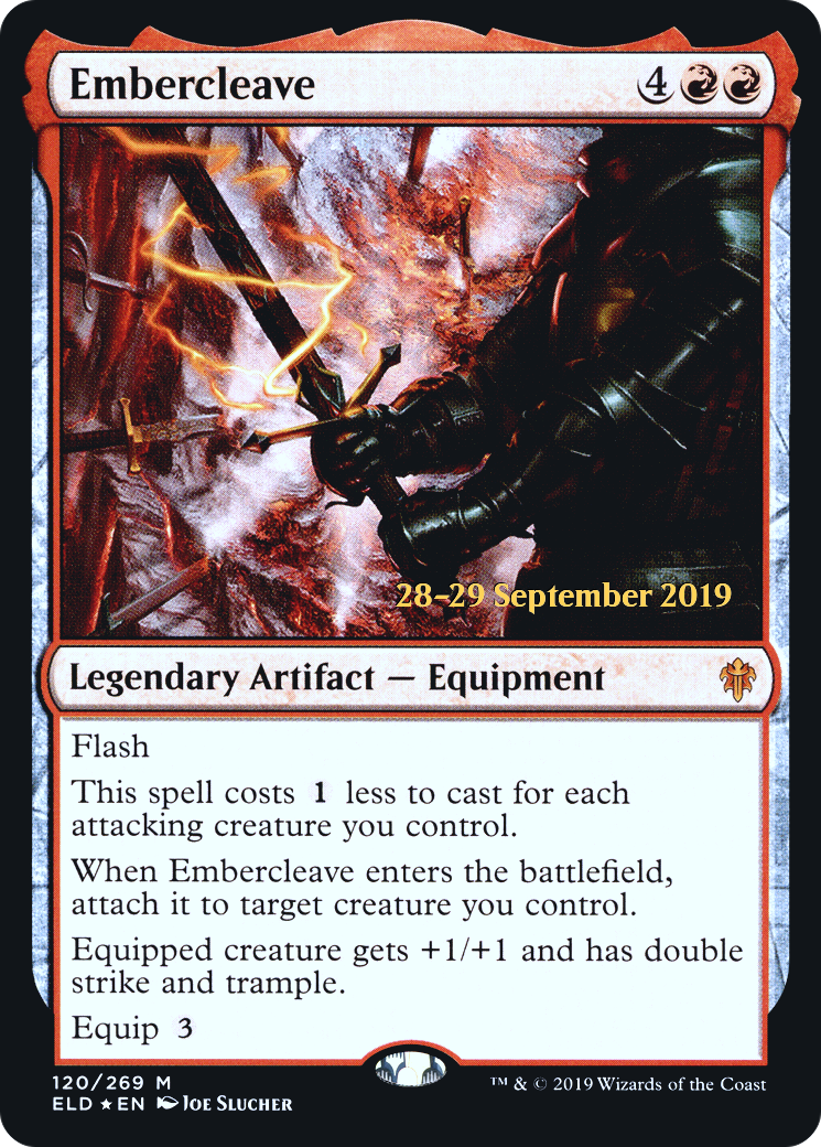 Embercleave (PRE-120S) [Throne of Eldraine Promos] Foil
