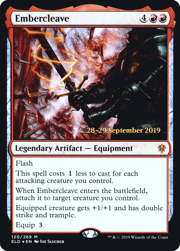 Embercleave (PRE-120S) [Throne of Eldraine Promos] Foil