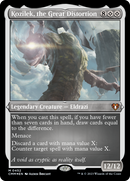 Kozilek, the Great Distortion (CMM-452) [Commander Masters] Etched Foil