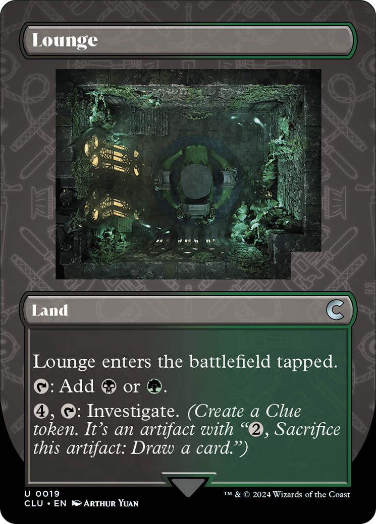 Lounge (CLU-019) [Ravnica: Clue Edition] (Borderless)