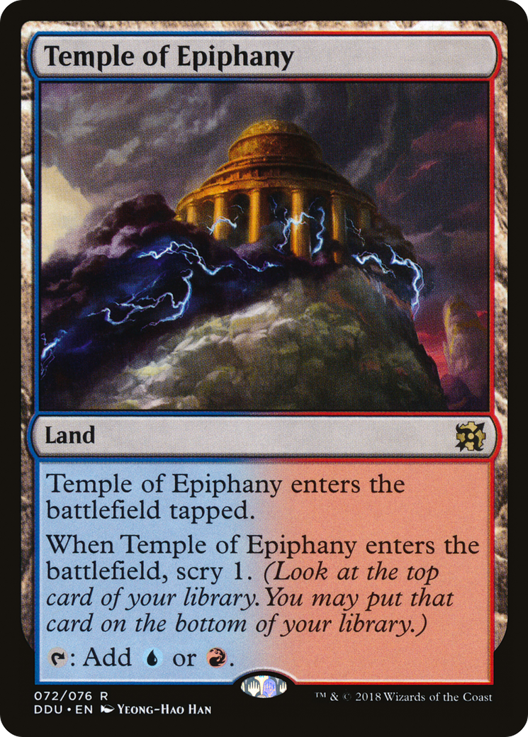 Temple of Epiphany (DDU-072) [Duel Decks: Elves vs. Inventors]