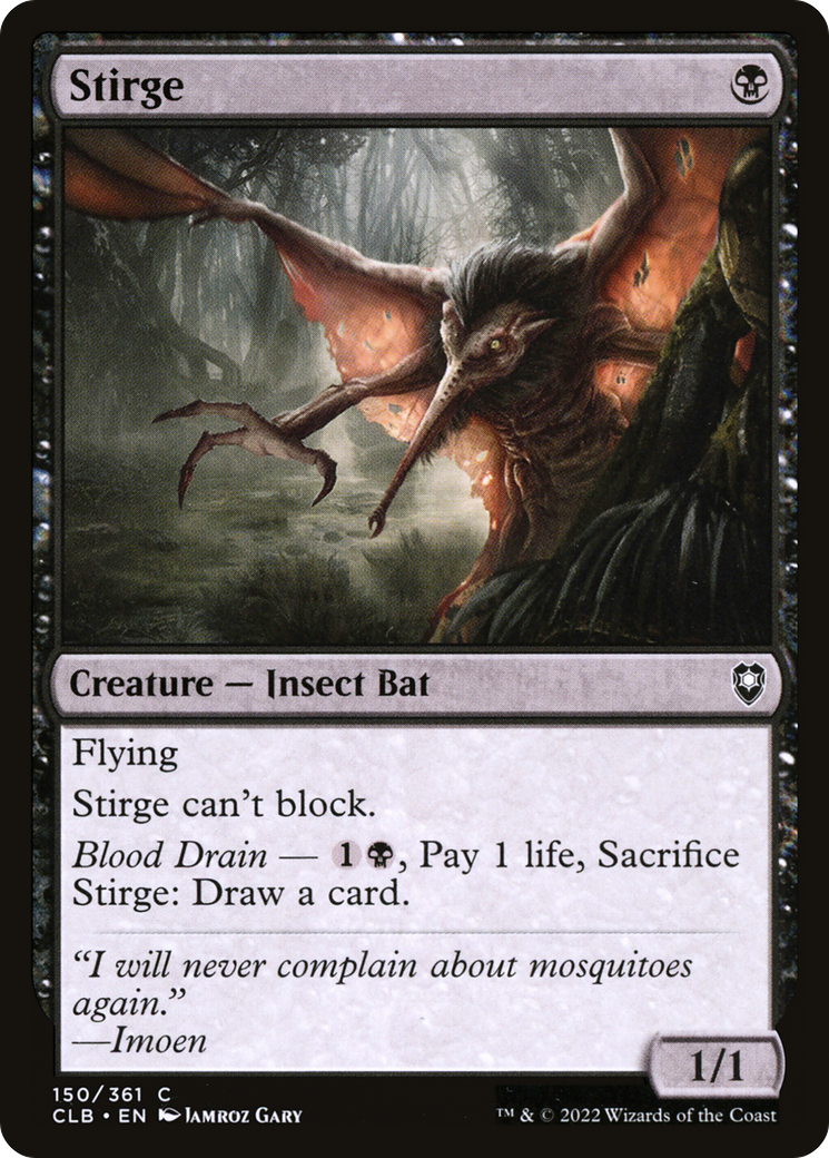 Stirge (CLB-150) [Commander Legends: Battle for Baldur's Gate]