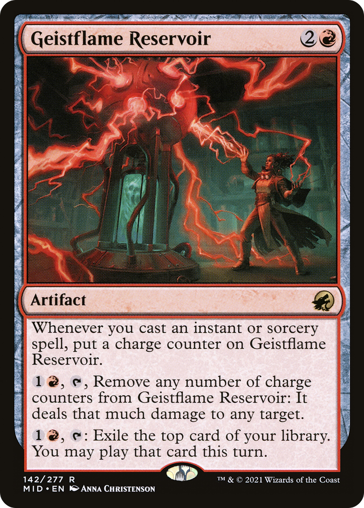 Geistflame Reservoir (MID-142) [Innistrad: Midnight Hunt]