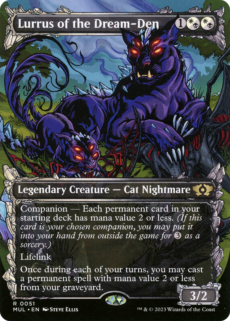 Lurrus of the Dream-Den (MUL-051) (Showcase) (Borderless) [Multiverse Legends]