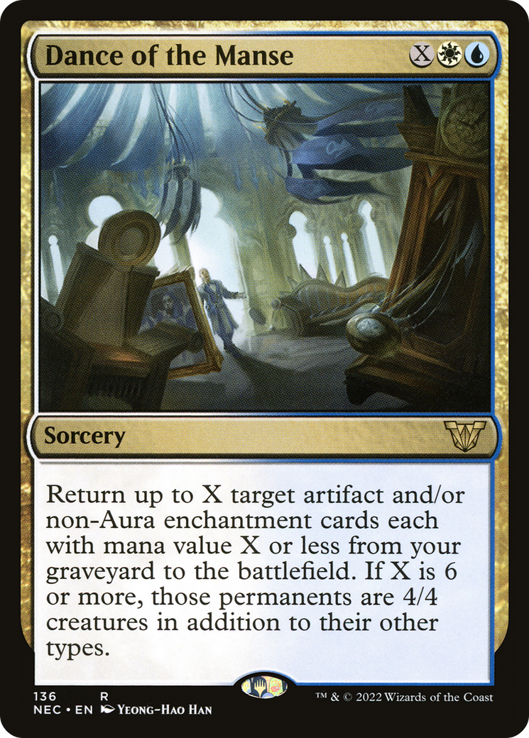 Dance of the Manse (NEC-136) [Neon Dynasty Commander]