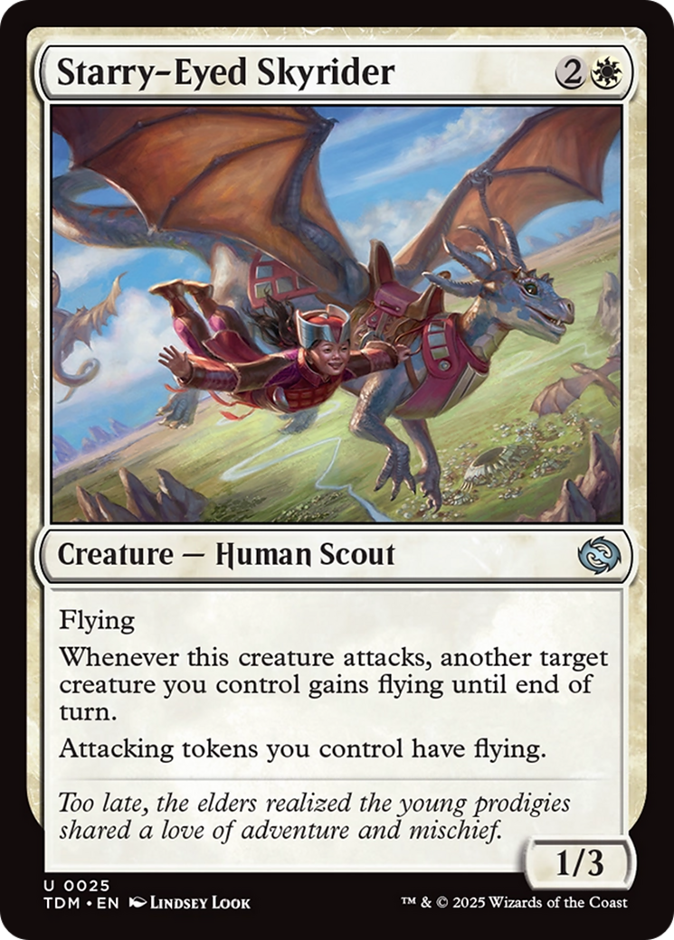 Starry-Eyed Skyrider (TDM-025) [Tarkir: Dragonstorm] Foil