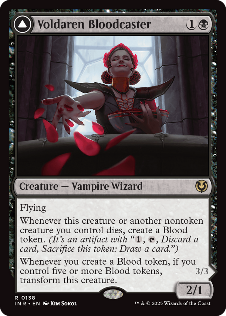 Voldaren Bloodcaster // Bloodbat Summoner (INR-138) [Innistrad Remastered]