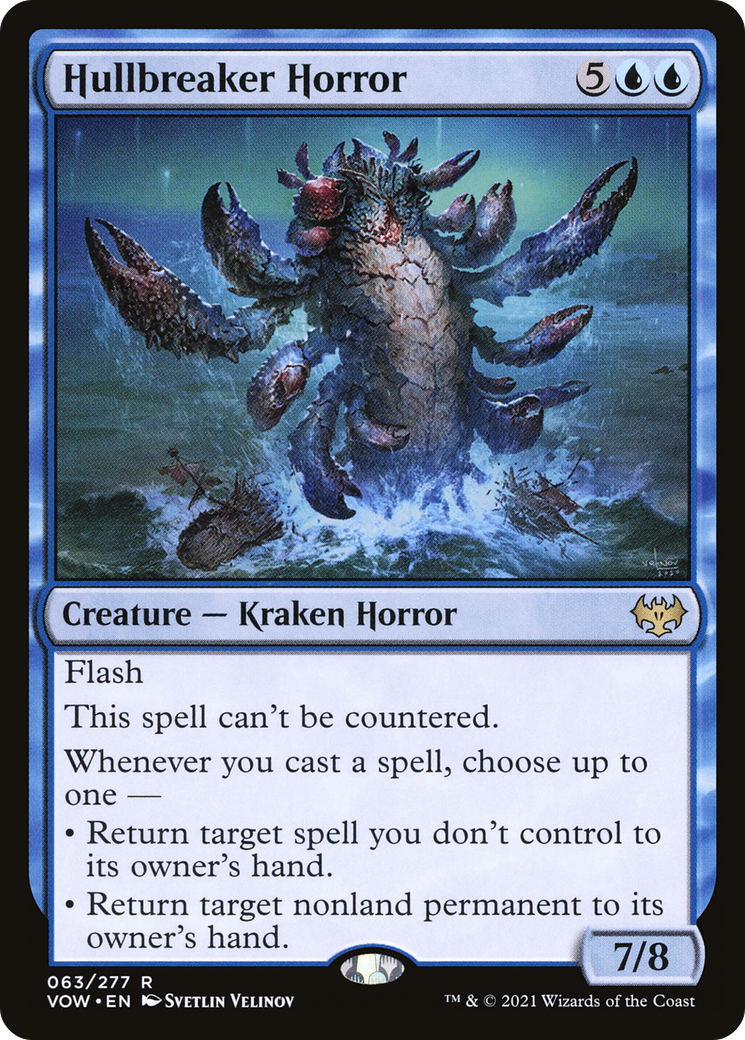 Hullbreaker Horror (VOW-063) [Innistrad: Crimson Vow] Foil