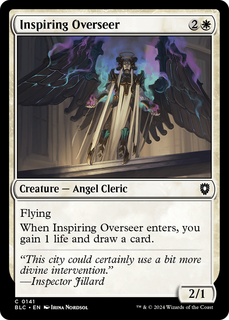 Inspiring Overseer (BLC-141) [Bloomburrow Commander]