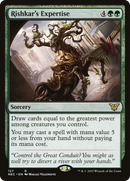 Rishkar's Expertise (NEC-127) [Neon Dynasty Commander]