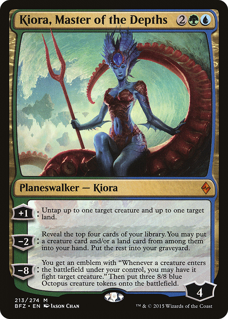 Kiora, Master of the Depths (BFZ-213) [Battle for Zendikar] Foil