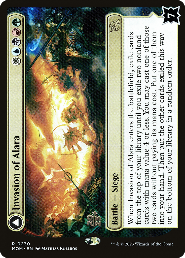 Invasion of Alara // Awaken the Maelstrom (PRE-230S) [March of the Machine Promos] Foil
