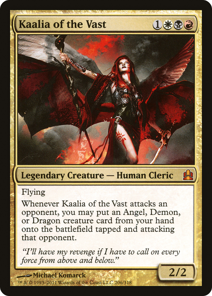 Kaalia of the Vast (CMD-206) [Commander 2011]