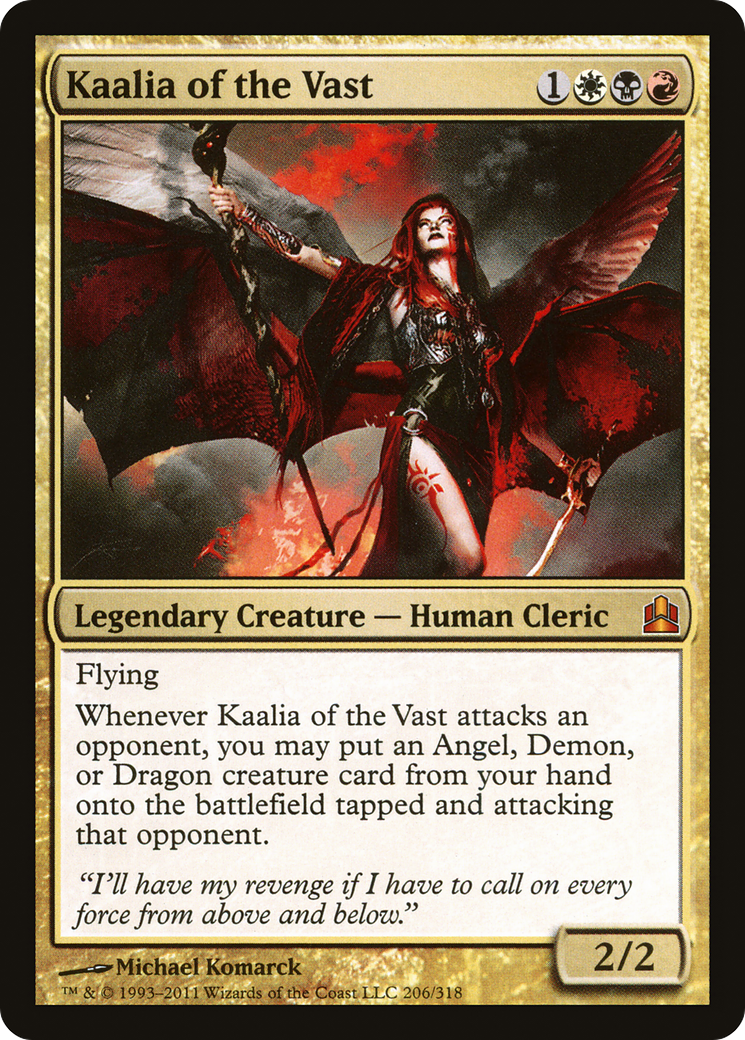 Kaalia of the Vast (CMD-206) [Commander 2011]