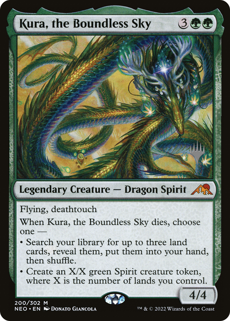 Kura, the Boundless Sky (PPNEO-200) [Promo Pack: Kamigawa: Neon Dynasty Promos]
