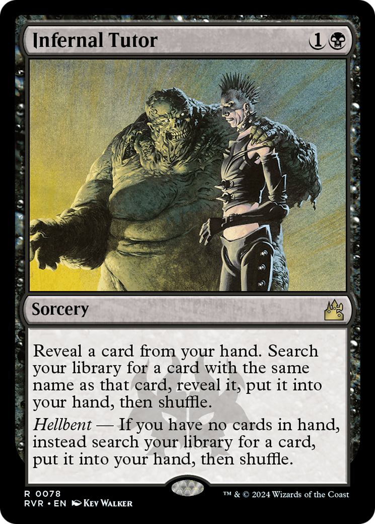 Infernal Tutor (RVR-078) [Ravnica Remastered] Foil