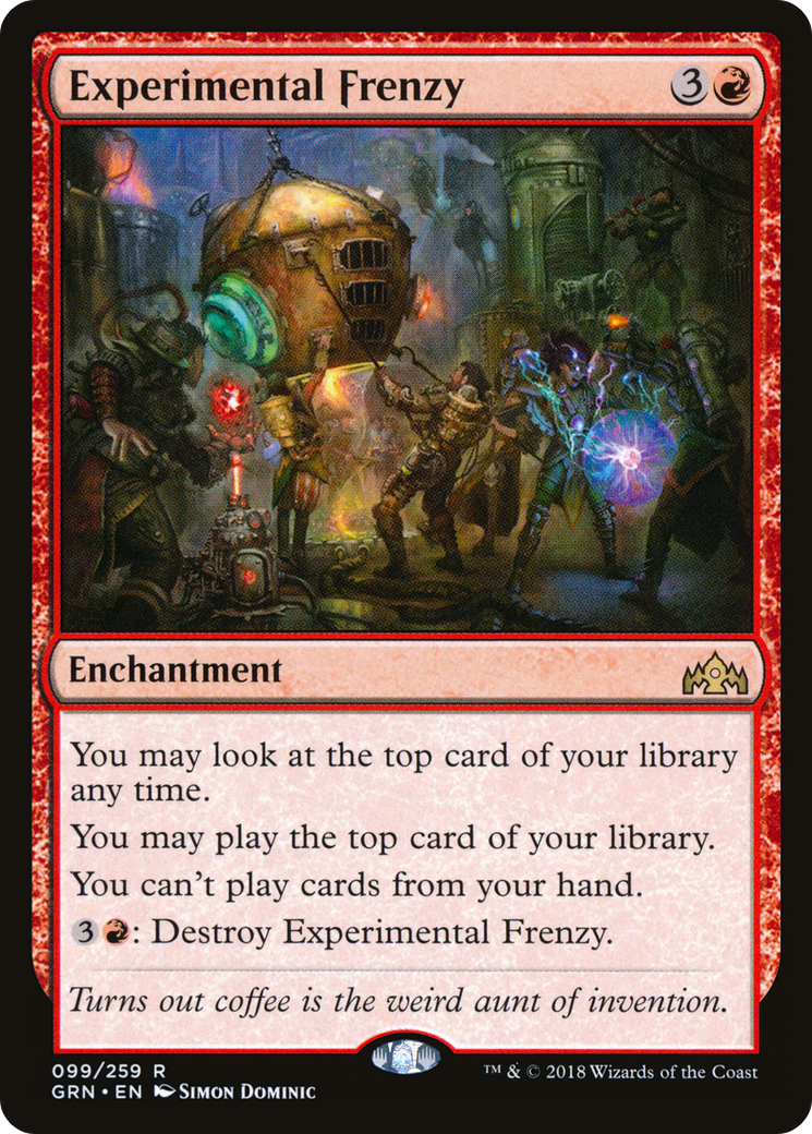 Experimental Frenzy (GRN-099) [Guilds of Ravnica]