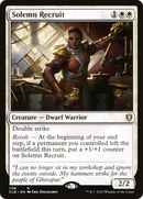 Solemn Recruit (CLB-708) [Commander Legends: Battle for Baldur's Gate]